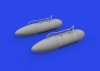 Eduard 672374 P-51D 108gal paper drop tanks PRINT EDUARD 1/72